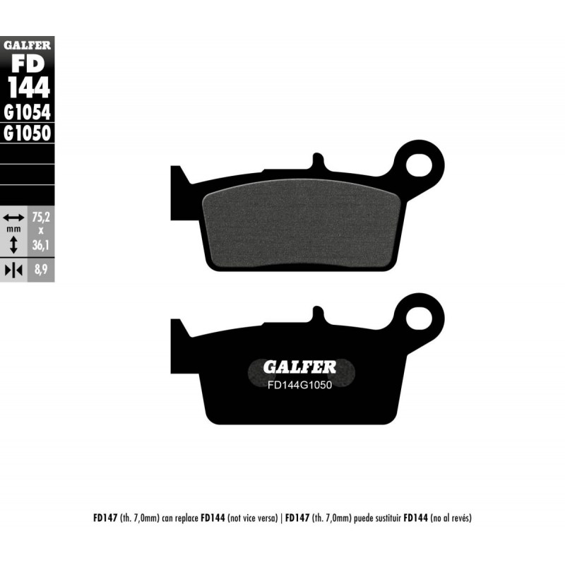 BRAKE PAD SEMI METAL SCOOTER - 17200726 - Dr Rider
