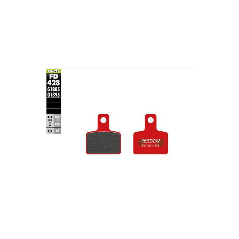 BRAKE PAD TRIAL SEMI METAL RR - 17201204 - Dr Rider