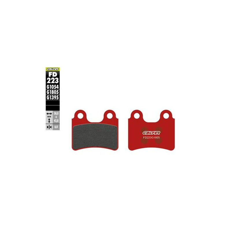 BRAKE PAD SEMI METAL - 17201205 - Dr Rider