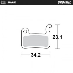 BRAKE PAD ORGANIC - 17200808 - Dr Rider