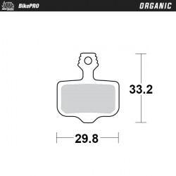 BRAKE PAD ORGANIC - 17200812 - Dr Rider