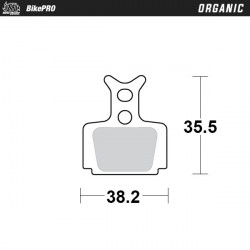 BRAKE PAD ORGANIC - 17200813 - Dr Rider