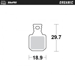 BRAKE PAD ORGANIC - 17200816 - Dr Rider