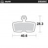 BRAKE PAD ORGANIC - 17200817 - Dr Rider