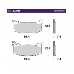BRAKE PAD CARBON RACING - 17201189 - Dr Rider