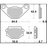 BRAKE PAD CC CAR/CER FR/RR - 17221012 - Dr Rider