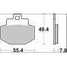 BRAKE PAD CC CAR/CER RR - 17221026 - Dr Rider