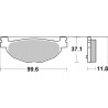BRAKE PAD CC CAR/CER RR - 17221033 - Dr Rider