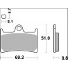 BRAKE PAD CC CAR/CER FR - 17221046 - Dr Rider