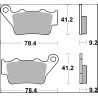 BRAKE PAD CC CAR/CER RR - 17221048 - Dr Rider
