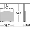BRAKE PAD CC CAR/CER FR - 17221050 - Dr Rider
