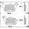 BRAKE PAD CC CAR/CER FR - 17221054 - Dr Rider