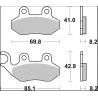 BRAKE PAD CC CAR/CER FR/RR - 17221072 - Dr Rider