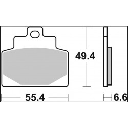 BRAKE PAD CC CAR/CER FR - 17221073 - Dr Rider