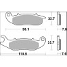 BRAKE PAD CC CAR/CER FR - 17221079 - Dr Rider