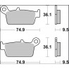 BRAKE PAD CC CAR/CER RR - 17221085 - Dr Rider