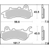 BRAKE PAD CC CAR/CER FR - 17221092 - Dr Rider