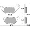 BRAKE PAD CC CAR/CER RR - 17221105 - Dr Rider