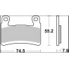 BRAKE PAD RC CAR/CER FR - 17221112 - Dr Rider