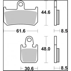 BRAKE PAD RC CAR/CER FR - 17221115 - Dr Rider