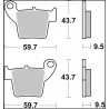 BRAKE PAD TT CAR/CER FR/RR - 17221119 - Dr Rider