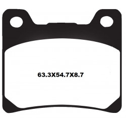 BRAKE PAD CERAMIC - 17220887 - Dr Rider