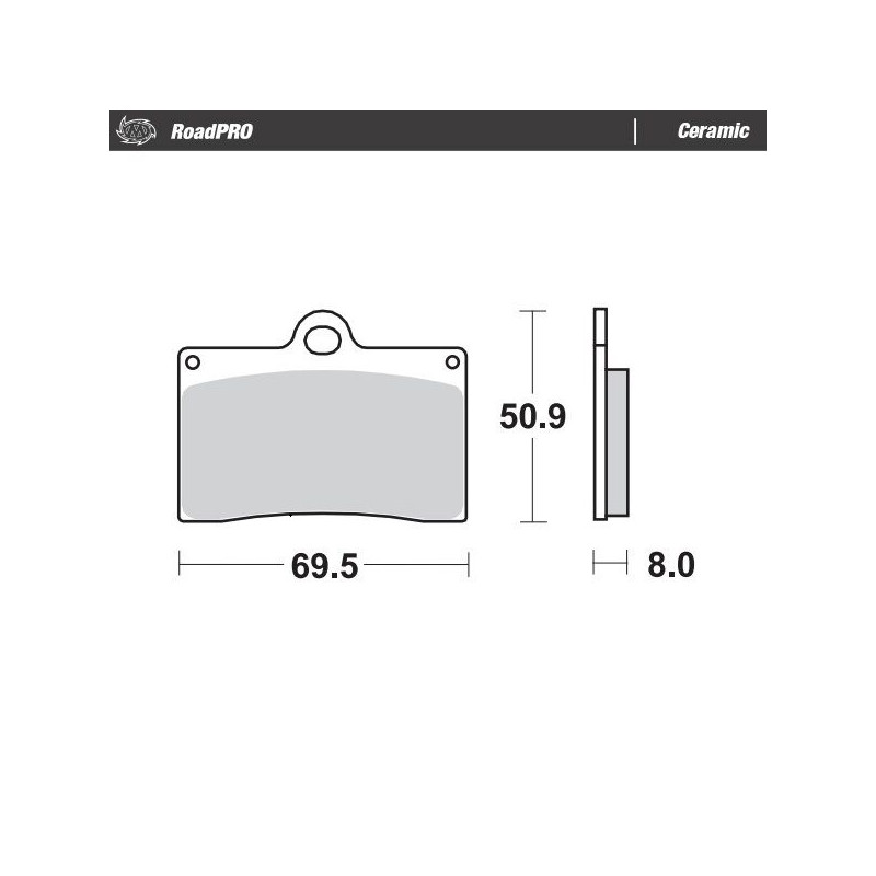 BRAKE PAD CERAMIC - 17220889 - Dr Rider