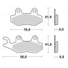 BRAKE PAD CERAMIC - 17220896 - Dr Rider