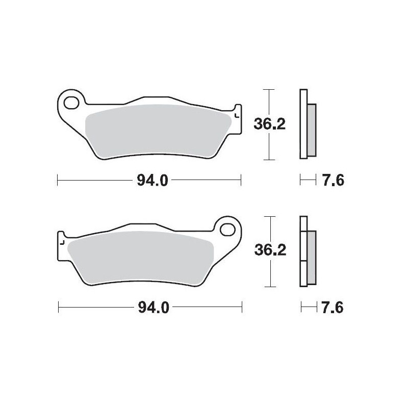 BRAKE PAD CERAMIC - 17220898 - Dr Rider