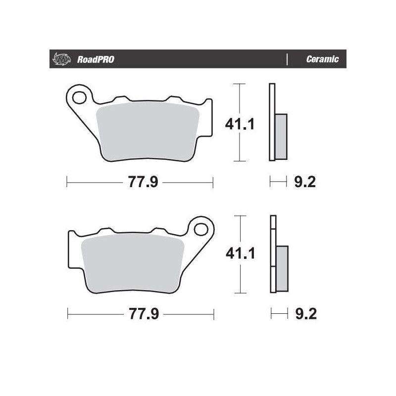 BRAKE PAD CERAMIC - 17220900 - Dr Rider