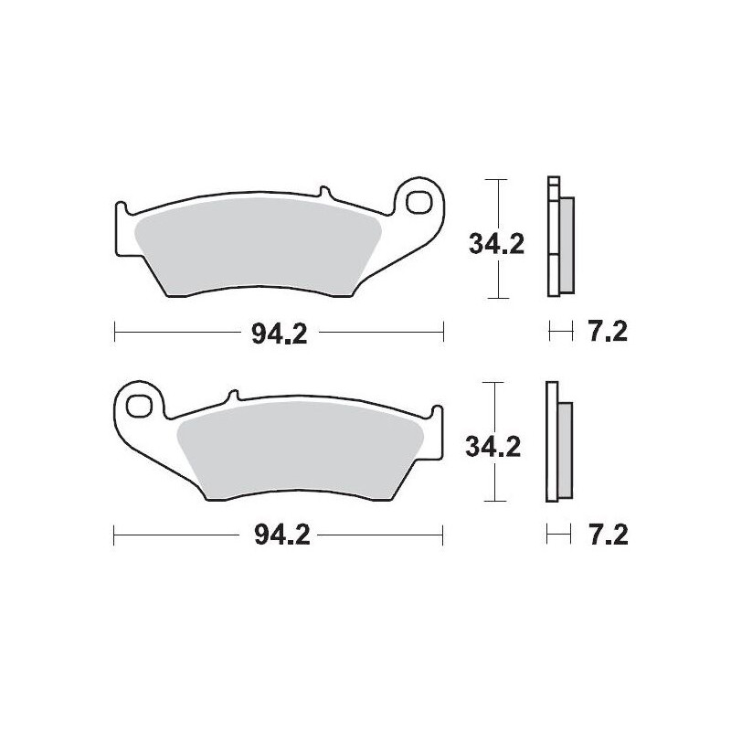 BRAKE PAD CERAMIC - 17220904 - Dr Rider