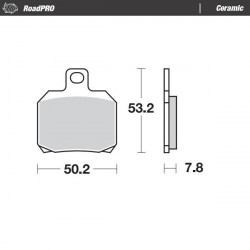 BRAKE PAD CERAMIC - 17220909 - Dr Rider