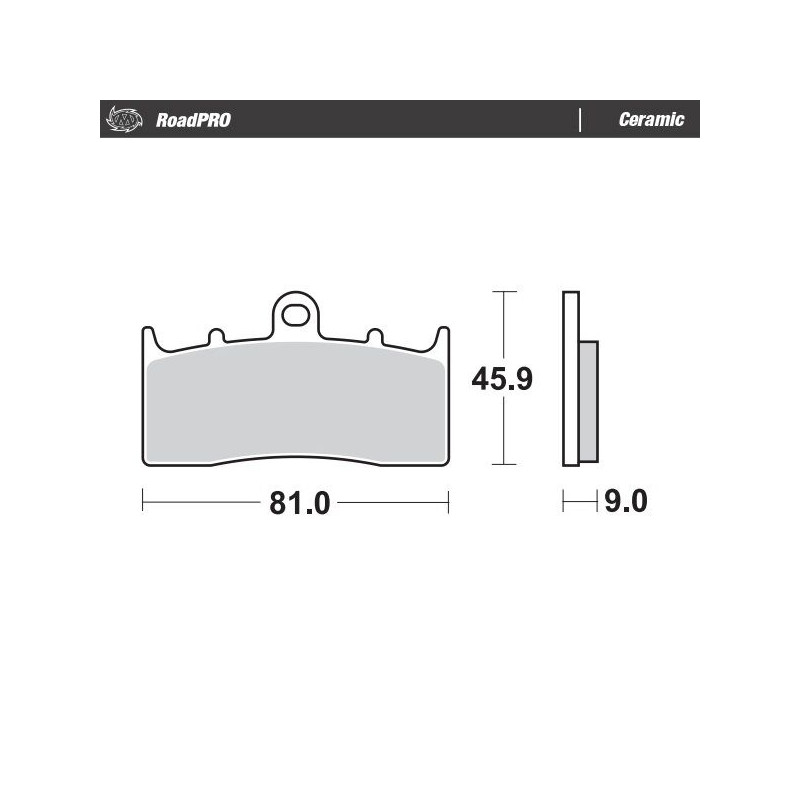 BRAKE PAD CERAMIC - 17220914 - Dr Rider