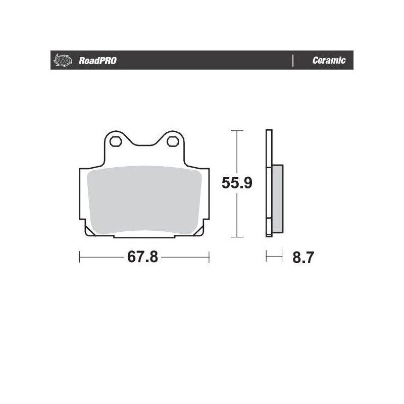BRAKE PAD CERAMIC - 17220920 - Dr Rider