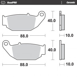 BRAKE PAD CERAMIC - 17220940 - Dr Rider