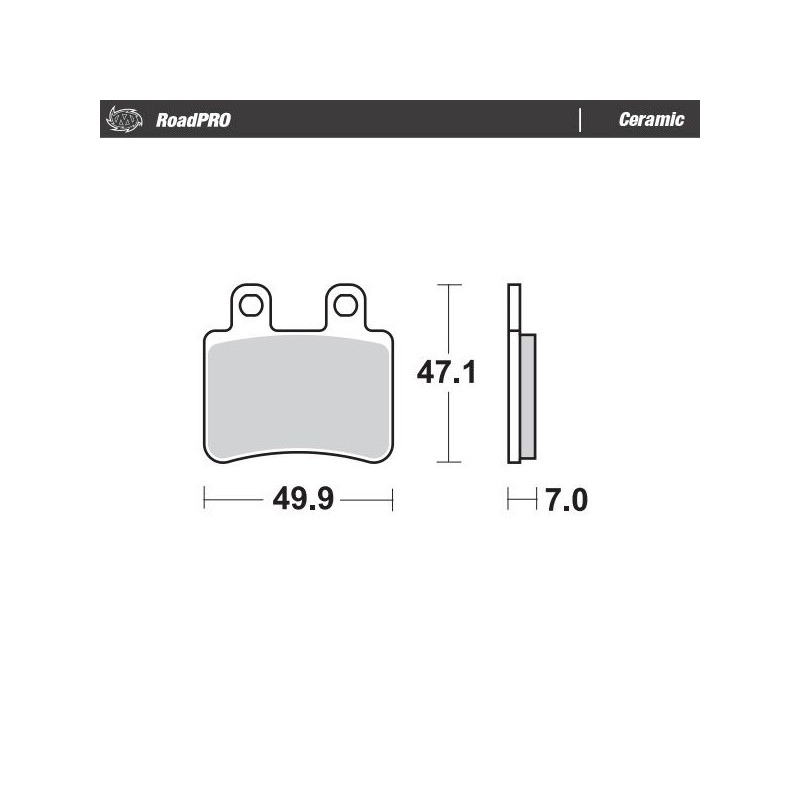 BRAKE PAD CERAMIC - 17220942 - Dr Rider