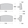 BRAKE PAD CERAMIC - 17220944 - Dr Rider