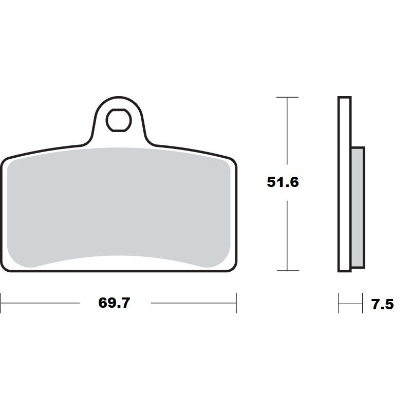 BRAKE PAD CERAMIC - 17220948 - Dr Rider