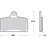 BRAKE PAD CERAMIC - 17220948 - Dr Rider