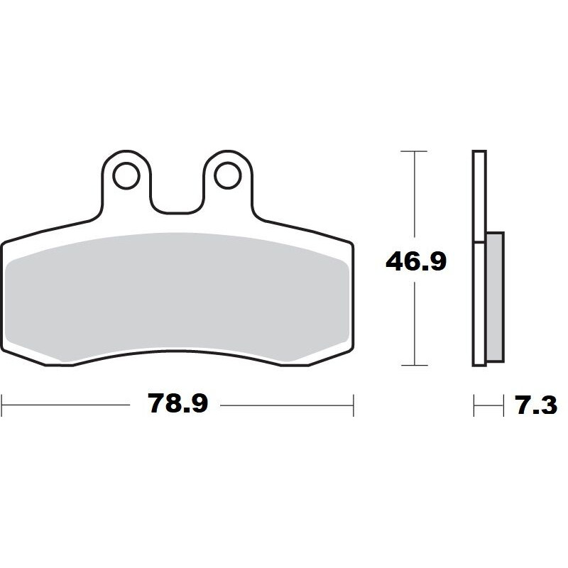 BRAKE PAD CERAMIC - 17220950 - Dr Rider