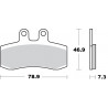 BRAKE PAD CERAMIC - 17220950 - Dr Rider