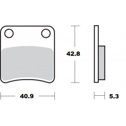 BRAKE PAD CERAMIC - 17220952 - Dr Rider