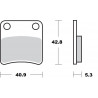 BRAKE PAD CERAMIC - 17220952 - Dr Rider