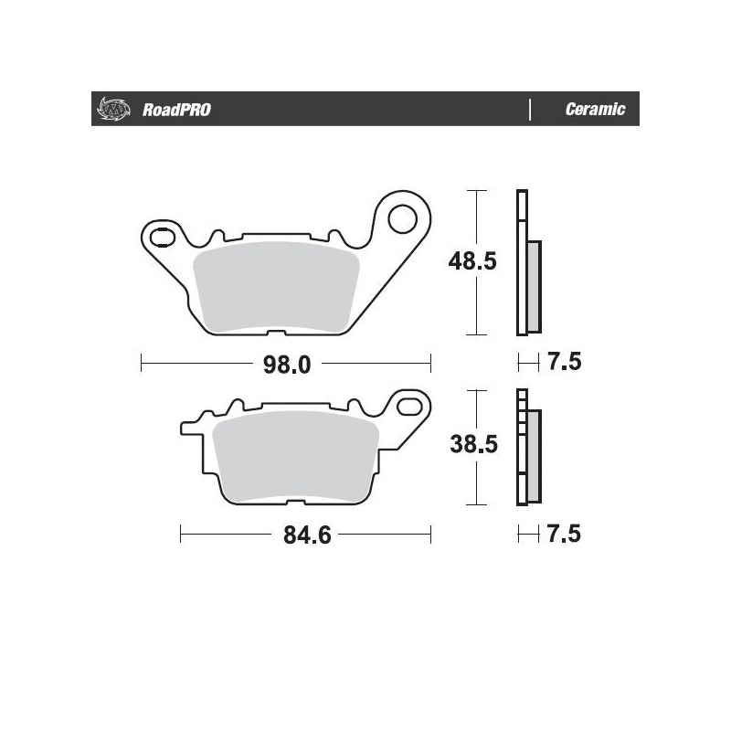 BRAKE PAD CERAMIC - 17220954 - Dr Rider