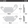 BRAKE PAD CERAMIC - 17220955 - Dr Rider