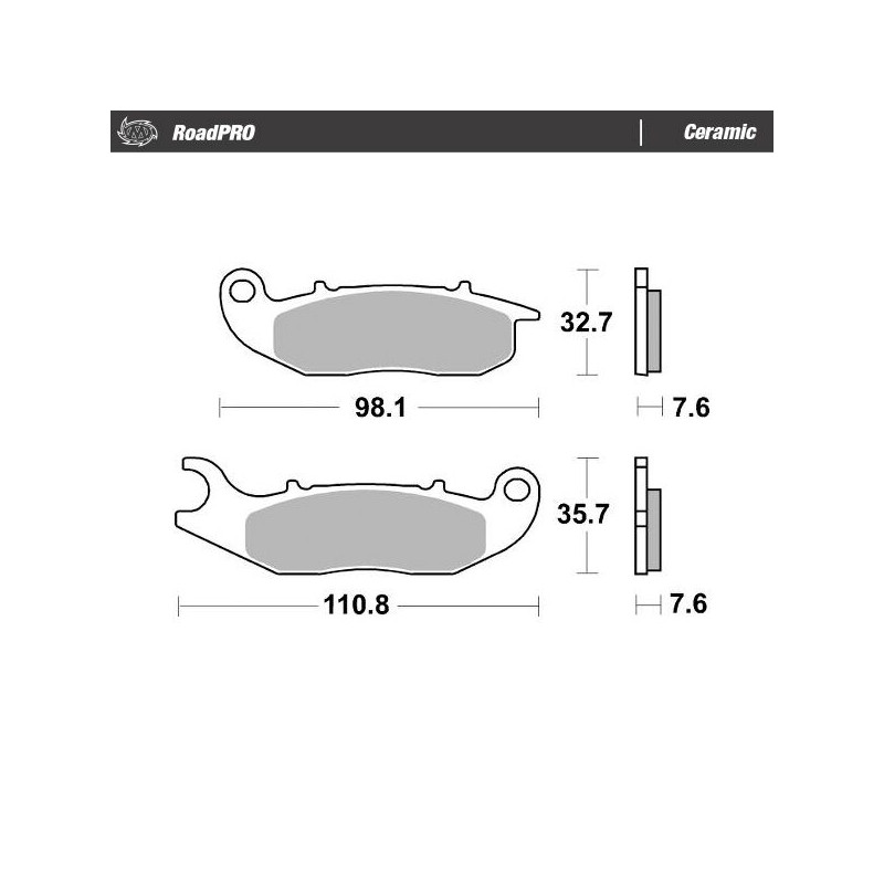 BRAKE PAD CERAMIC - 17220959 - Dr Rider