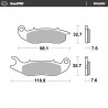 BRAKE PAD CERAMIC - 17220959 - Dr Rider