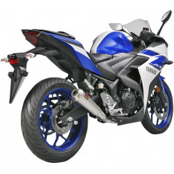 Ligne Racing inox Akrapovic Yamaha YZF-R25 2014-2021 / YZF-R3 2019-2021 / MT-03 2016-2019 - Dr Rider