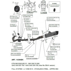 EXHAUST SBK ONE SS KTM - 18103099 - Dr Rider