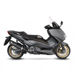 Ligne complète LeoVince LV One EVO Black Edition Yamaha TMAX 560/Tech Max 2020-2024 / TMAX 530 ABS/DX/SX 2017-2019 - Dr Rider